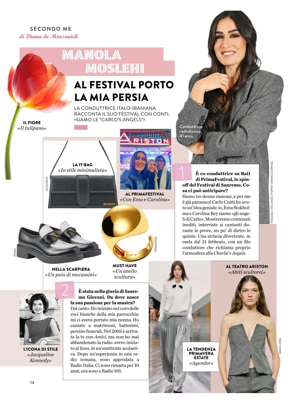Pianegonda su F magazine