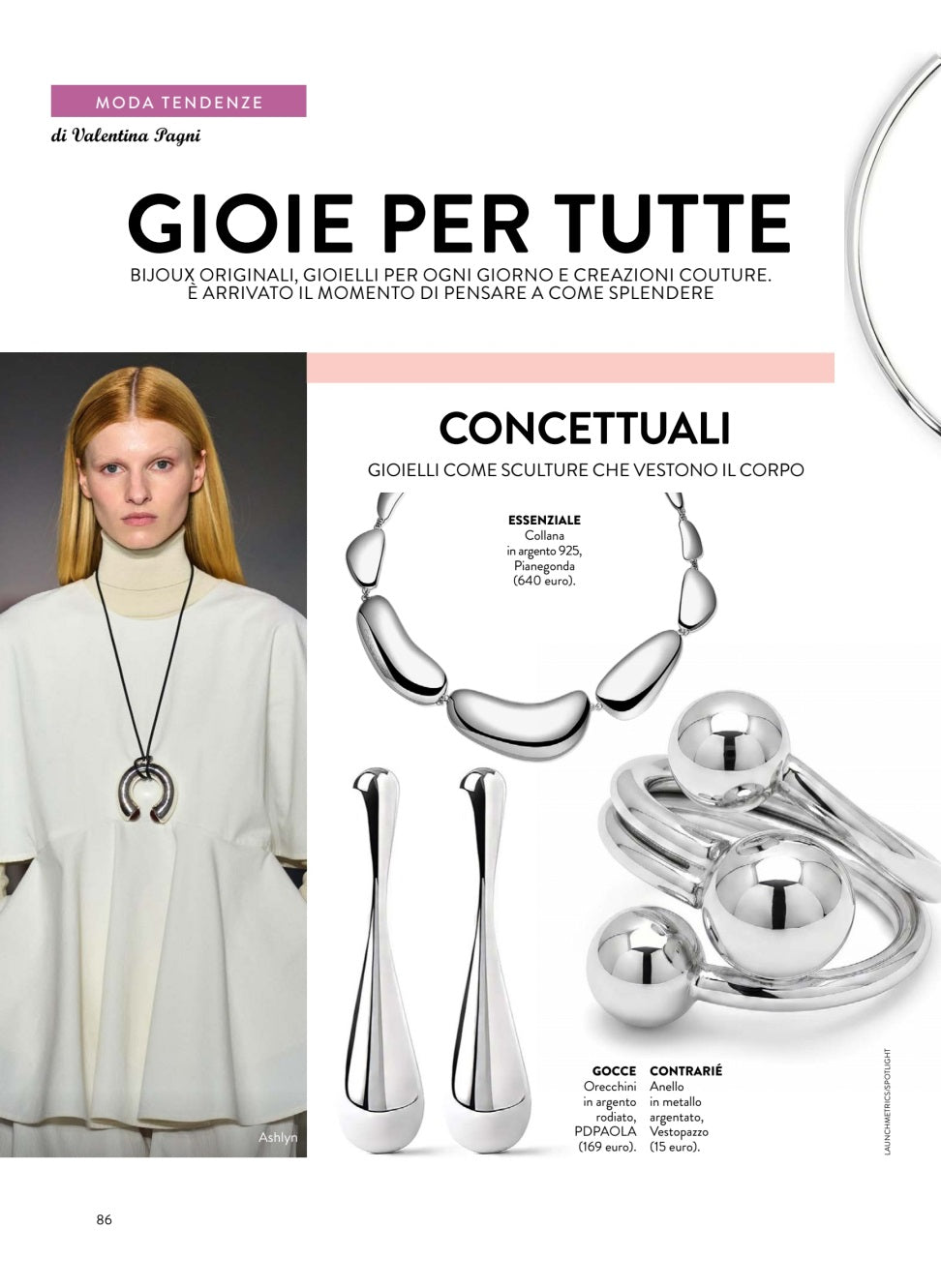 Pianegonda su F magazine
