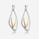 Pianegonda Orecchini doppi pendenti - CONVERSUS - Argento 925‰, Oro 9 kt