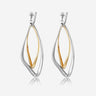 Pianegonda Orecchini doppi pendenti - CONVERSUS - Argento 925‰, Oro 9 kt