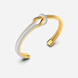 Pianegonda Bracciale rigido piccolo - FOEDUS - Argento 925‰, Placcatura Oro
