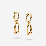 Pianegonda Orecchini a cerchio Fortuna - ASSOLUTO GOLD - Oro 18 kt