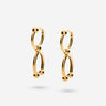 Pianegonda Orecchini a cerchio Fortuna - ASSOLUTO GOLD - Oro 18 kt