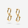 Pianegonda Orecchini a cerchio Infinito - ASSOLUTO GOLD - Oro 18 kt