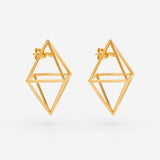 Pianegonda Orecchini a lobo - KOSMOS GOLD - Oro 18 kt