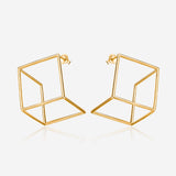 Pianegonda Orecchini a lobo piccoli - KOSMOS GOLD - Oro 18 kt