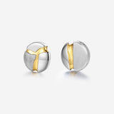 Pianegonda Orecchini a lobo - IMPERFECTUM - Argento 925‰, Placcatura Oro