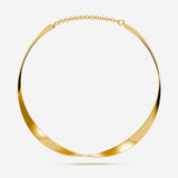 Pianegonda Choker rigido - SCRIPTA - ottone