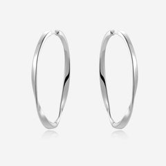 Pianegonda Orecchini a cerchio ovale - SCRIPTA - Argento 925‰