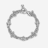 Pianegonda Bracciale a maglia intrecciata - ASSOLUTO - Argento 925‰