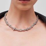 Pianegonda Collana a maglia intrecciata corta - Vista 3