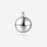 Pianegonda Pendente scrigno sferico apribile simbolo di Amore - ASSOLUTO - Argento 925‰