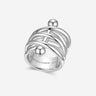 Pianegonda Anello a fascia multipla - ASSOLUTO - Argento 925‰